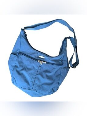 Baggallini Crossbody Sling Zipper Pocket Nylon Bag Purse